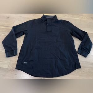 BYLT Premium Basics Elite+ Fairway Drop-Cut Pullover black gray size XXL